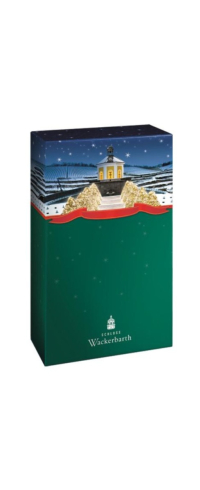 Winterlicher Geschenkkarton für 2 Flaschen