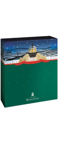 Winterlicher Geschenkkarton für 3 Flaschen